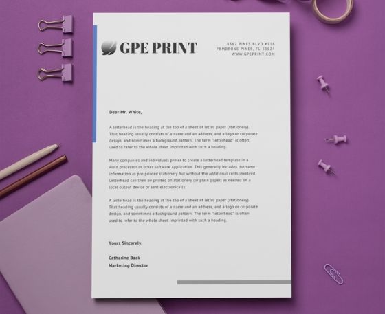 Letterheads