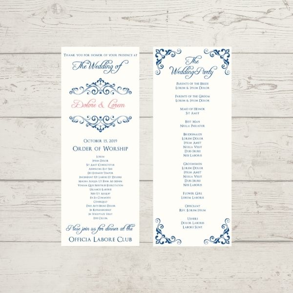 Wedding Programs